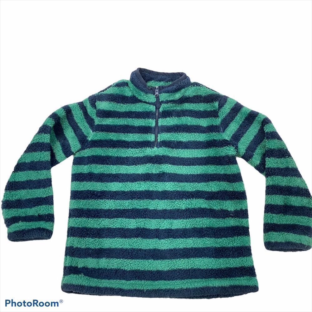 Lands End Kid Super Plush 1/4 Zip Jacket Size 7